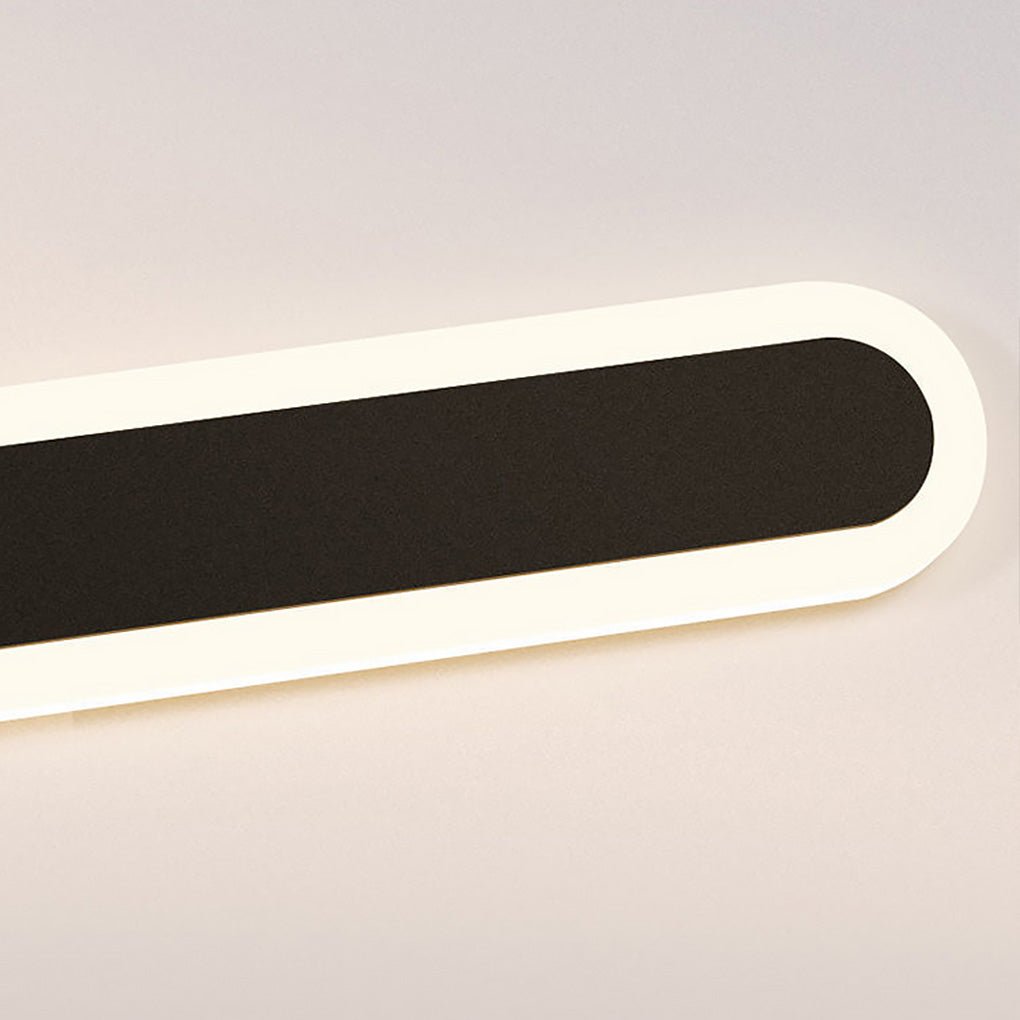 Modern Linear Strip LED Wall Sconce Nordic Minimalist Long Wall Lamp for Living Room Bedside