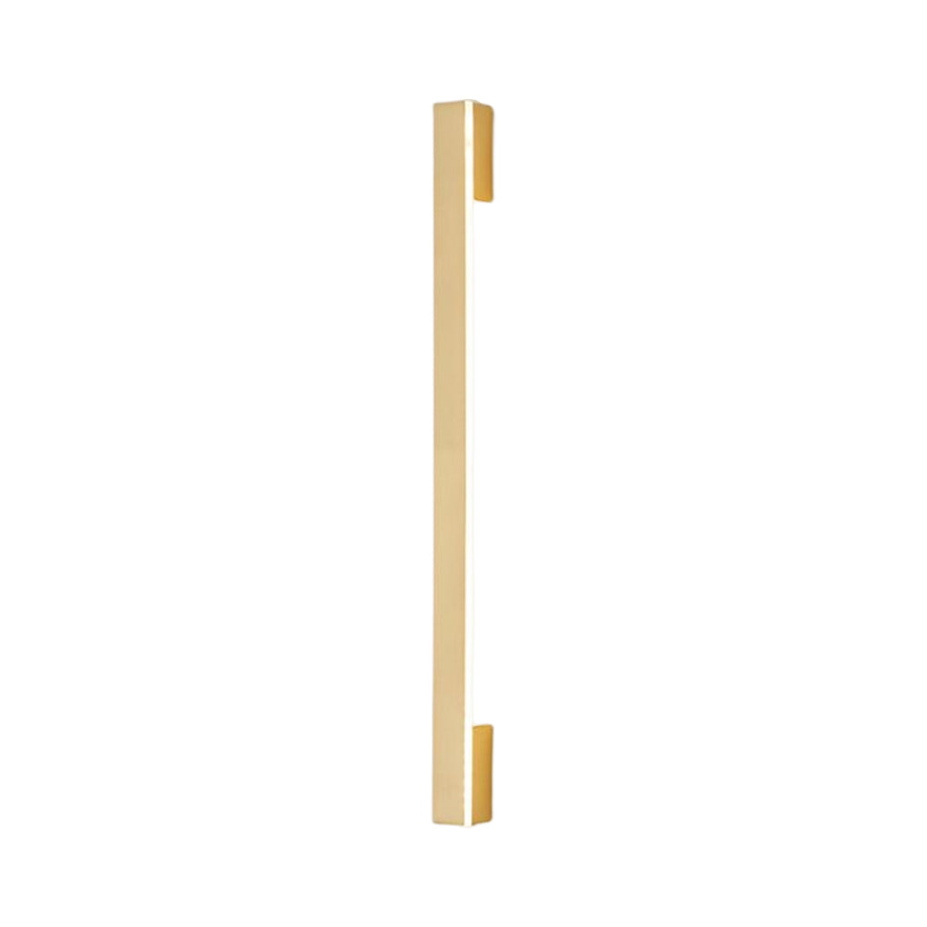 Modern Long Strip LED Wall Sconce Minimalist Copper Lighting Three Step Dimming for Bedroom Corridor