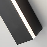 Modern Long Strip LED Wall Sconce Minimalist Copper Lighting Three Step Dimming for Bedroom Corridor