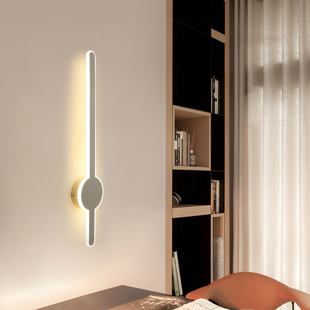 Modern Long Strip LED Wall Sconce Nordic Linear Wall Lamp for Living Room Bedroom and Hallway