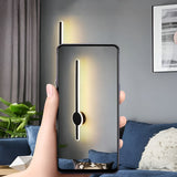 Modern Long Strip LED Wall Sconce Nordic Linear Wall Lamp for Living Room Bedroom and Hallway