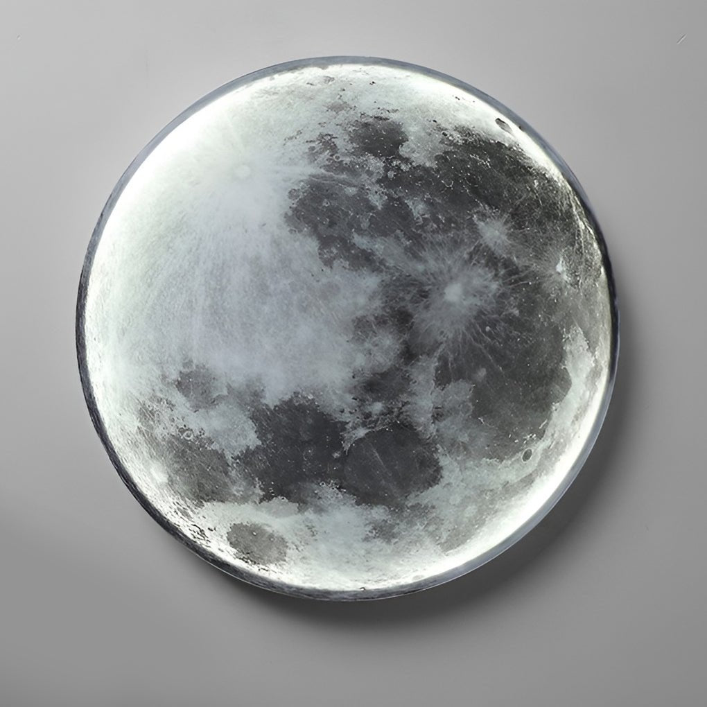 Modern Lunar Moon LED Wall Sconce Dimmable Decorative Interior Lighting Fixture