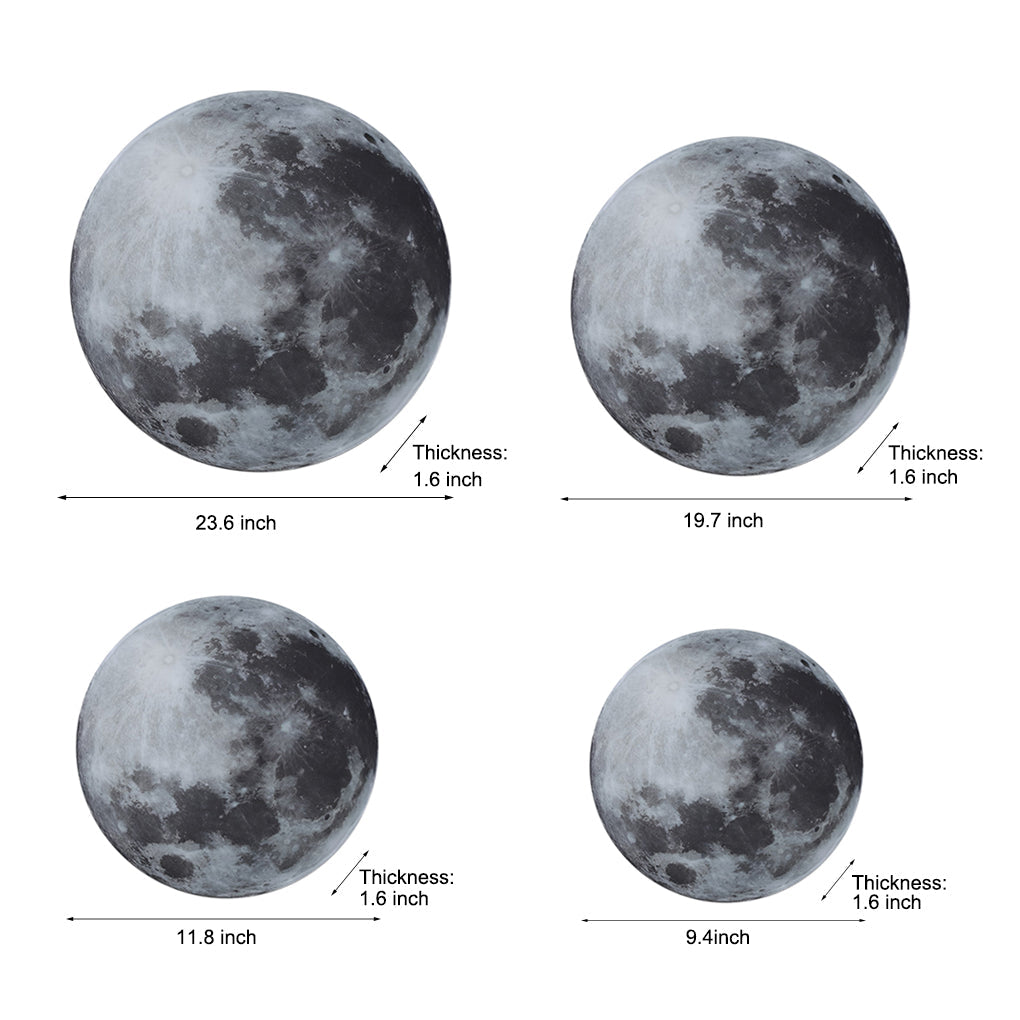 Modern Lunar Moon LED Wall Sconce Dimmable Decorative Interior Lighting Fixture
