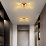 Modern Luxury Acrylic Butterfly LED Wall Sconce Three Step Dimming Gold Finish Light