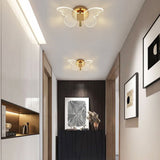 Modern Luxury Acrylic Butterfly LED Wall Sconce Three Step Dimming Gold Finish Light