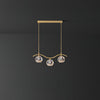 Modern Luxury Brass and Crystal Crown Chandelier Gold Ceiling Light Fixture