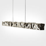 Modern Luxury Crystal LED Pendant Light with Brass Finish for Living Room and Dining Areas
