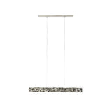 Modern Luxury Crystal LED Pendant Light with Brass Finish for Living Room and Dining Areas
