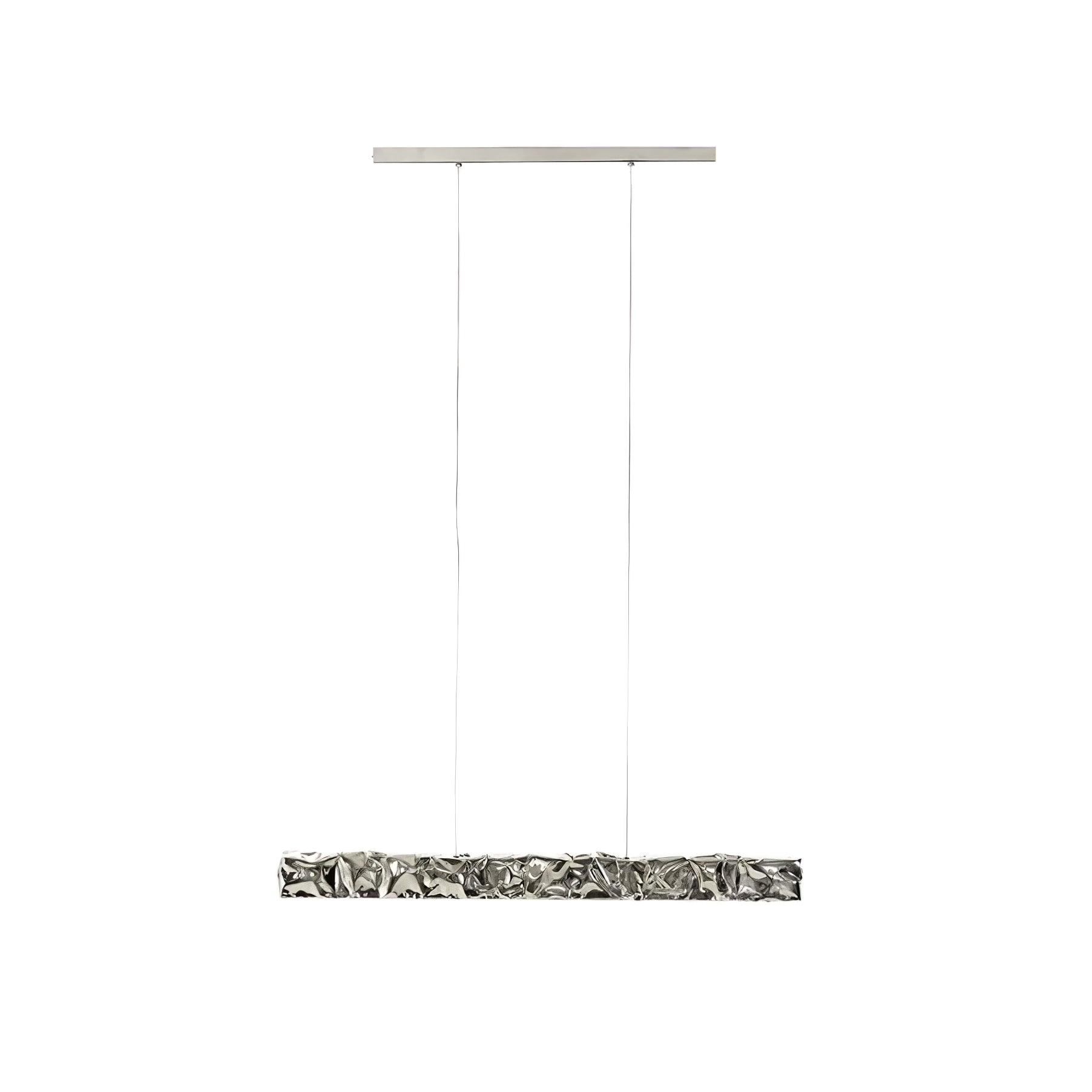Modern Luxury Crystal LED Pendant Light with Brass Finish for Living Room and Dining Areas