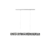 Modern Luxury Crystal LED Pendant Light with Brass Finish for Living Room and Dining Areas