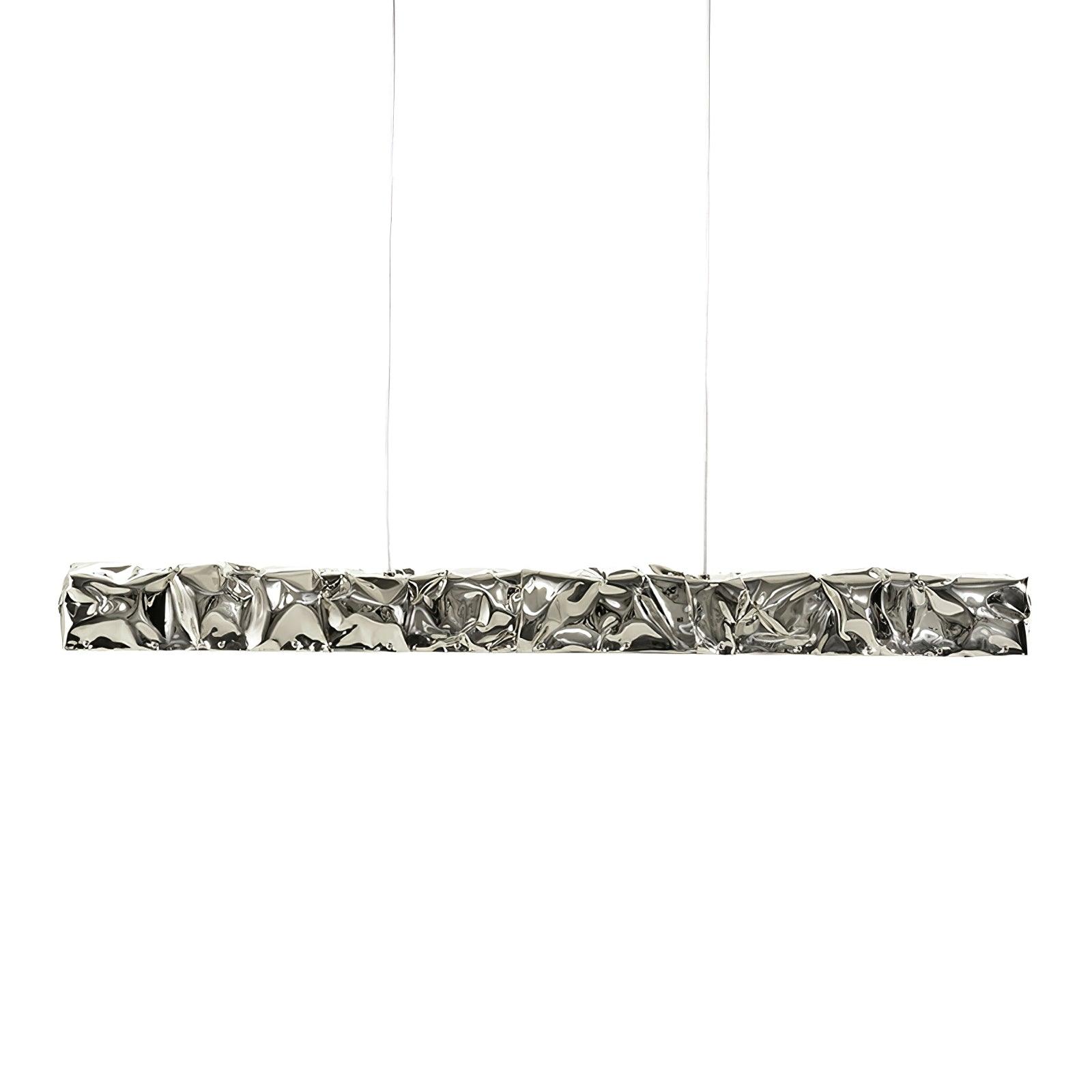 Modern Luxury Crystal LED Pendant Light with Brass Finish for Living Room and Dining Areas