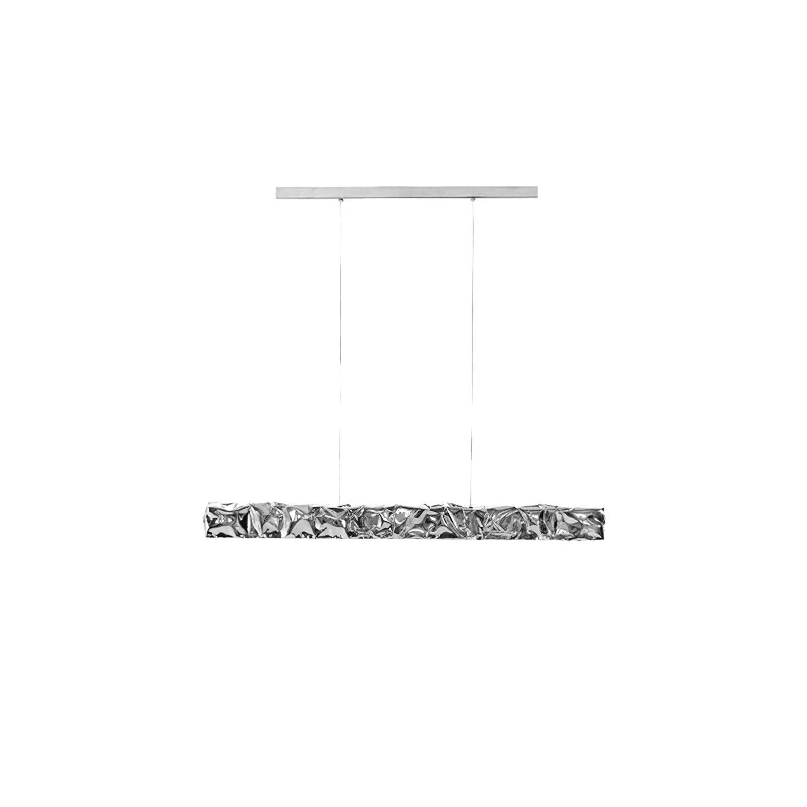 Modern Luxury Crystal LED Pendant Light with Brass Finish for Living Room and Dining Areas