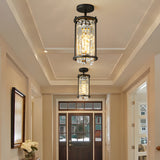 Modern Luxury Crystal Pendant Light Iron Frame Ceiling Chandelier for Dining Room and Bedroom