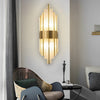 Modern Luxury Crystal Wall Sconce LED Stainless Steel Light Fixture with Three Step Dimming for Living Room