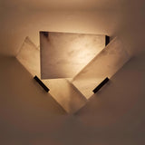 Modern Luxury Fly Alabaster LED Wall Sconce for Living Room and Bedroom