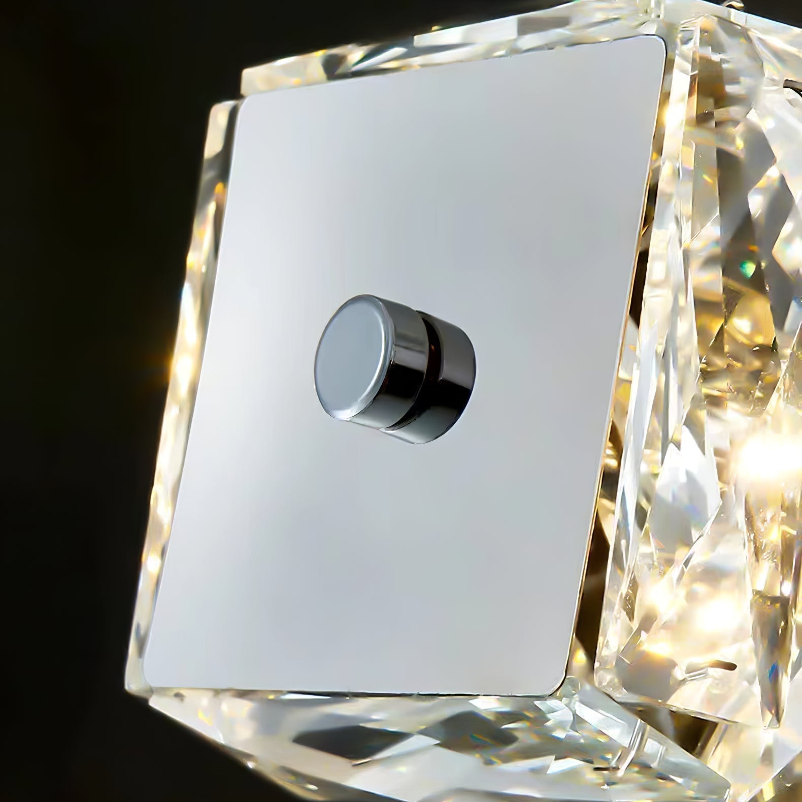 Modern Luxury Linear K9 Crystal LED Pendant Light for Kitchen Island and Dining Room