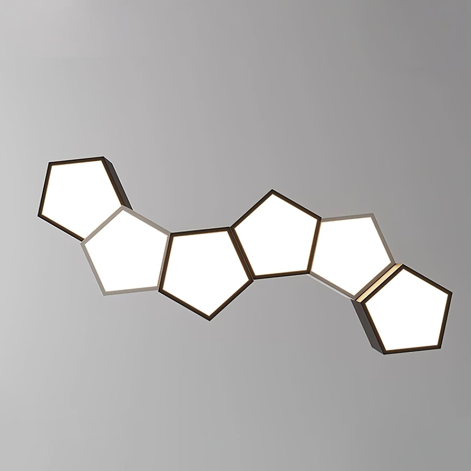 Modern Magic Cube LED Pendant Lamp Geometric Acrylic Hanging Light for Dining Room