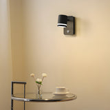 Modern Magnetic Rotatable LED Wall Sconce with USB Port for Bedside Reading and Accent Lighting