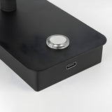Modern Magnetic Rotatable LED Wall Sconce with USB Port for Bedside Reading and Accent Lighting