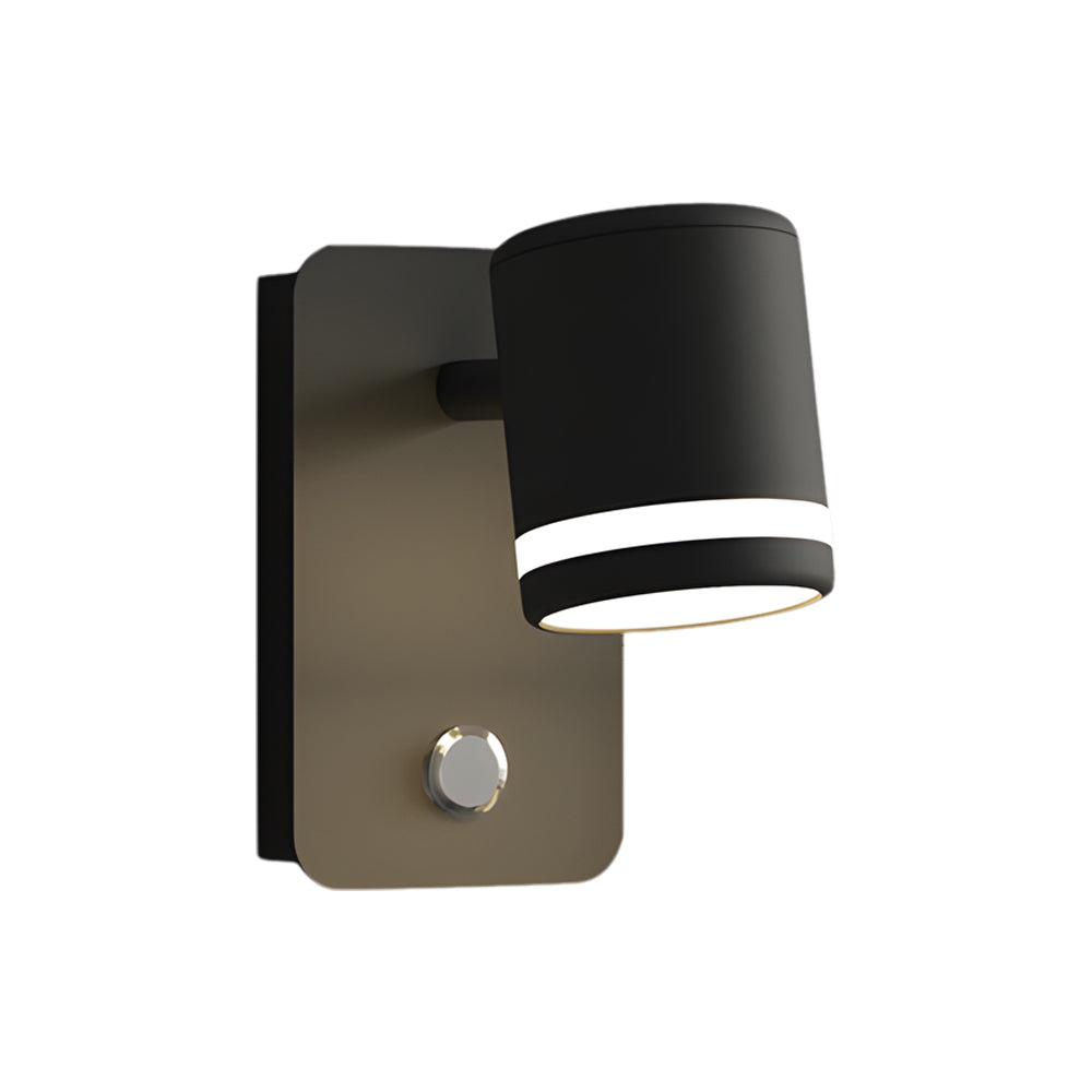 Modern Magnetic Rotatable LED Wall Sconce with USB Port for Bedside Reading and Accent Lighting