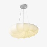 Modern Malibu LED Pendant Light Minimalist White Metal PE Ceiling Hanging Lamp for Indoor Decor