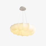 Modern Malibu LED Pendant Light Minimalist White Metal PE Ceiling Hanging Lamp for Indoor Decor