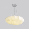 Modern Malibu LED Pendant Light Minimalist White Metal PE Ceiling Hanging Lamp for Indoor Decor