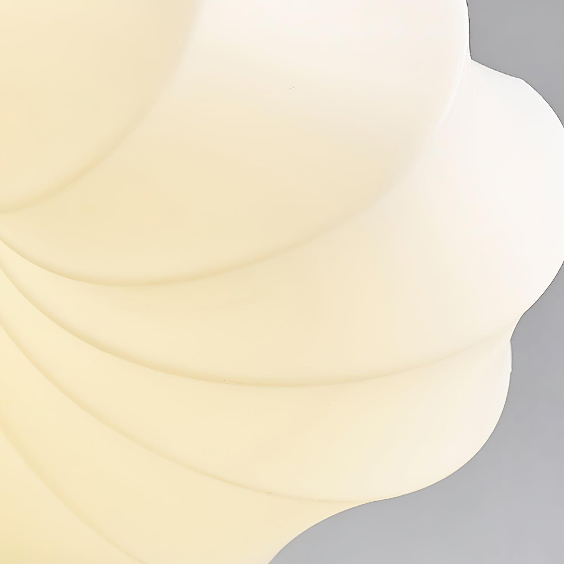 Modern Malibu LED Pendant Light Minimalist White Metal PE Ceiling Hanging Lamp for Indoor Decor