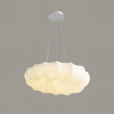 Modern Malibu LED Pendant Light Minimalist White Metal PE Ceiling Hanging Lamp for Indoor Decor