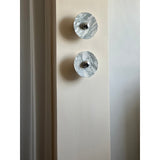 Modern Marble Rechargeable LED Wall Sconce with Natural Stone Pattern and Touch Dimming