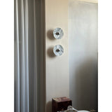 Modern Marble Rechargeable LED Wall Sconce with Natural Stone Pattern and Touch Dimming