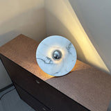 Modern Marble Rechargeable LED Wall Sconce with Natural Stone Pattern and Touch Dimming