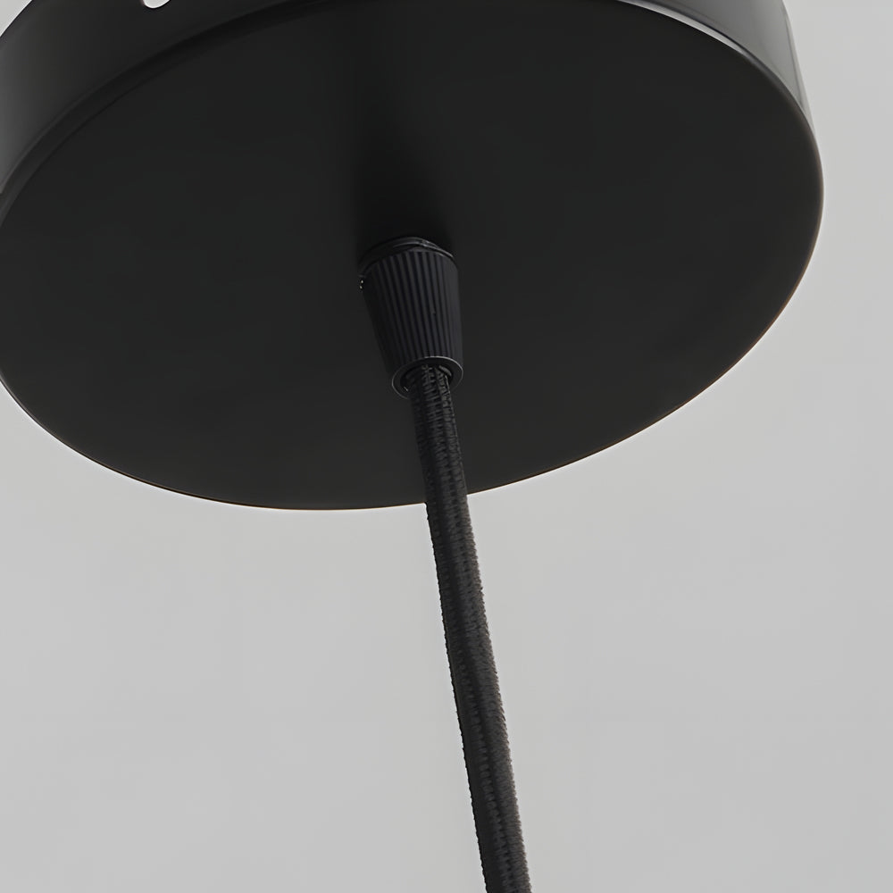 Modern Marble Sphere Pendant Light Natural Texture Black and Copper Nordic G9 Hanging Lamp