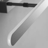 Modern Matte Black LED Bathroom Vanity Light with 3 Step Color Temperature Dimming