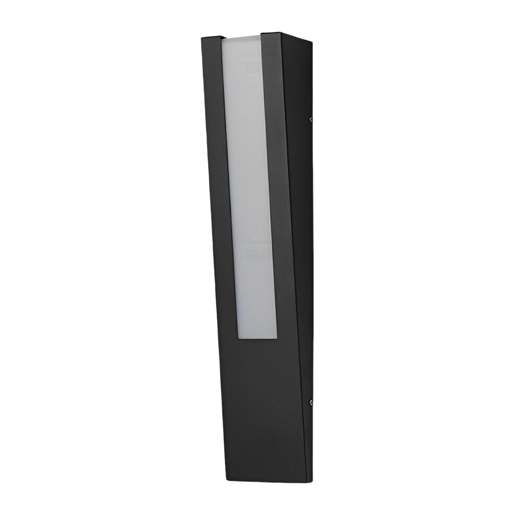 Modern Matte Black LED Outdoor Wall Light Waterproof Exterior Sconce for Porch and Balcony