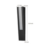 Modern Matte Black LED Outdoor Wall Light Waterproof Exterior Sconce for Porch and Balcony