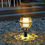 Modern Matte Black Solar Outdoor Post Light Waterproof Aluminum LED Landscape Lantern for Garden Path