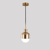 Modern Medieval Copper Pendant Lamp with Glass Shade and Adjustable Cable for Indoor Lighting