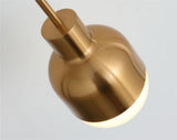 Modern Medieval Copper Pendant Lamp with Glass Shade and Adjustable Cable for Indoor Lighting