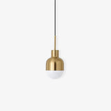 Modern Medieval Copper Pendant Lamp with Glass Shade and Adjustable Cable for Indoor Lighting