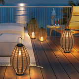 Modern Mesh Beacon Outdoor Floor Lamp Waterproof LED Garden Light for Villa and Patio
