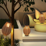 Modern Mesh Beacon Outdoor Floor Lamp Waterproof LED Garden Light for Villa and Patio
