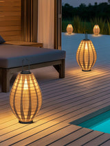 Modern Mesh Beacon Outdoor Floor Lamp Waterproof LED Garden Light for Villa and Patio