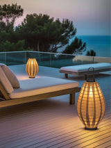 Modern Mesh Beacon Outdoor Floor Lamp Waterproof LED Garden Light for Villa and Patio