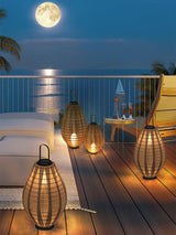 Modern Mesh Beacon Outdoor Floor Lamp Waterproof LED Garden Light for Villa and Patio