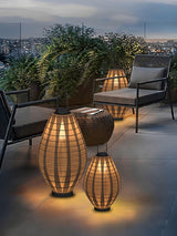 Modern Mesh Beacon Outdoor Floor Lamp Waterproof LED Garden Light for Villa and Patio