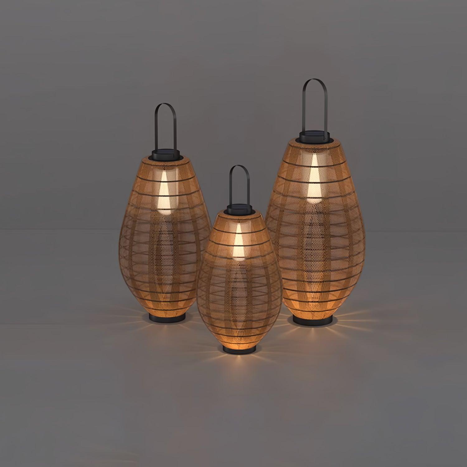 Modern Mesh Beacon Outdoor Floor Lamp Waterproof LED Garden Light for Villa and Patio