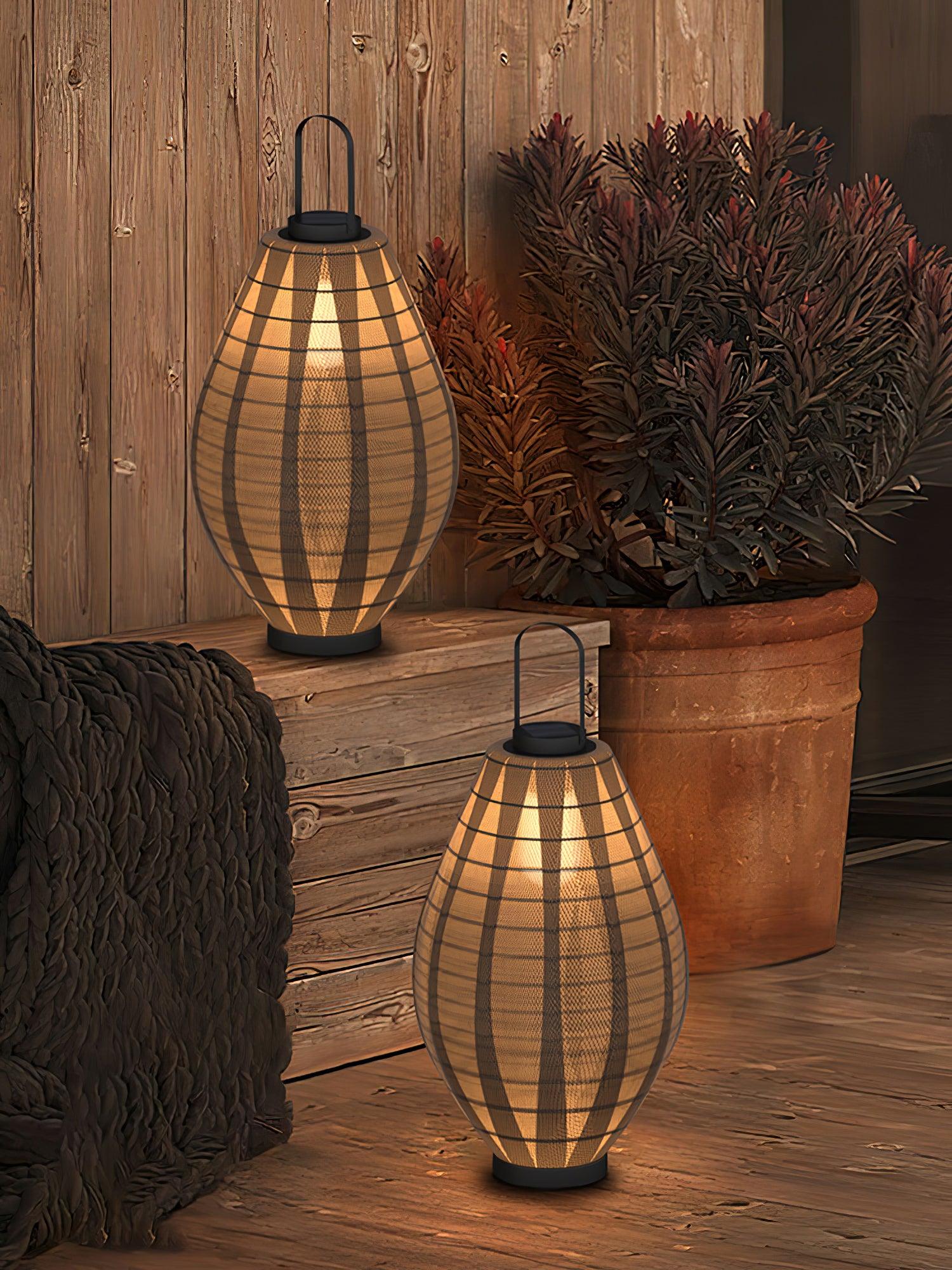 Modern Mesh Beacon Outdoor Floor Lamp Waterproof LED Garden Light for Villa and Patio