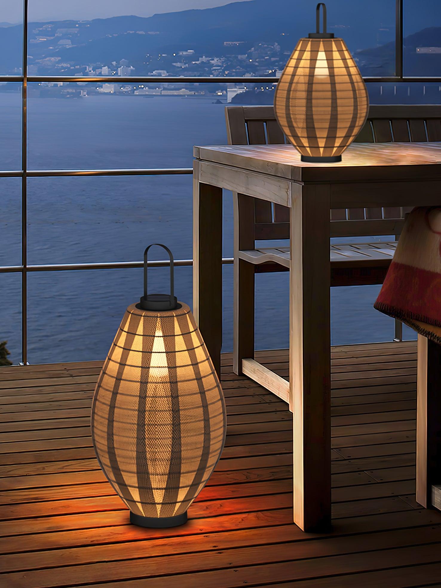 Modern Mesh Beacon Outdoor Floor Lamp Waterproof LED Garden Light for Villa and Patio