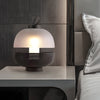 Modern Mesh Metal and Frosted Glass LED Table Lamp 11 Inch Portable Decorative Light for Home